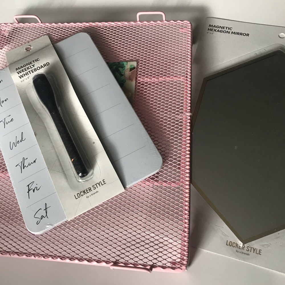 Locker Shelf and Dry Erase Board